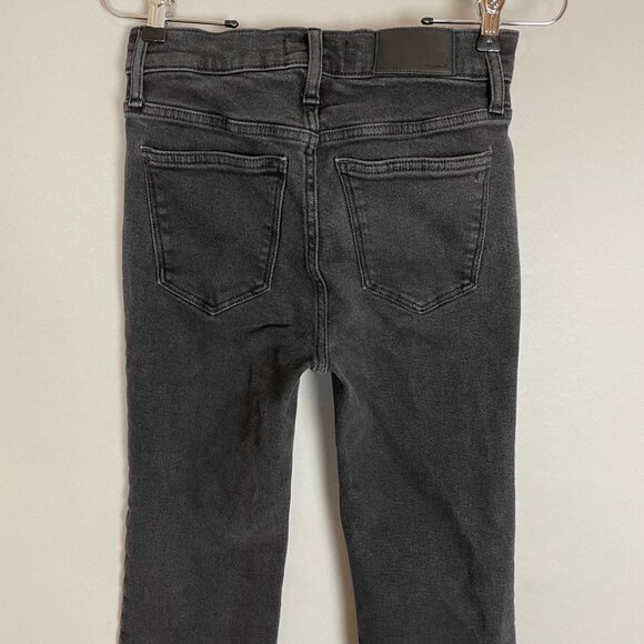 Madewell Jeans Cali Demi-Boot Bootcut Women Black Size 26 Faded Black‎ Stretch - Picture 7 of 9